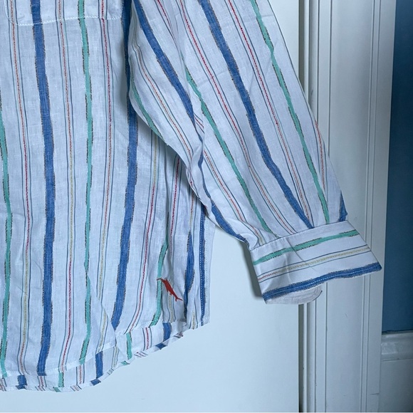 Tommy Bahama Multicolored Linen Blend Button Down Shirt - 29941 - Picture 5 of 16